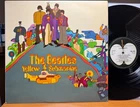 The Beatles-Yellow Submarine 1st *Mono* UK -Red Lines LP- No Printer Credit VG++
