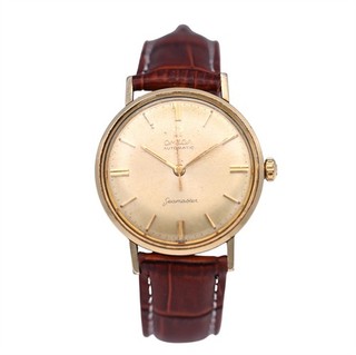 VINTAGE GENTS OMEGA SEAMASTER AUTOMATIC DRESS WRISTWATCH 14K YELLOW GOLD FILLED