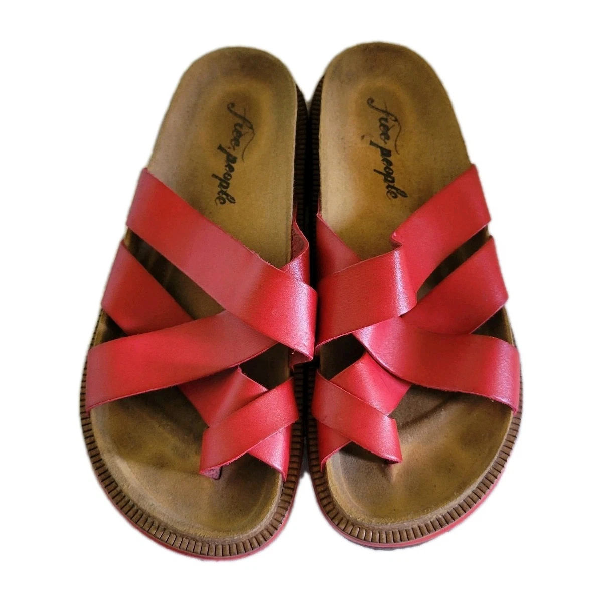 Sandales Plates Free People - Taille 36 (US 6), Couleur Marron - Neuves Sans Emballage