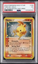 2004 POKEMON EX TEAM ROCKET RETURNS GOLD STAR #108 TORCHIC-HOLO PSA 3 on eBay
