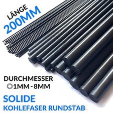 Solide Carbon-Rundstab Ø 1 bis 8 mm - Länge...