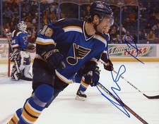 RADEK DVORAK ST. LOUIS BLUES SIGNED AUTOGRAPHED 8X10 PHOTO W/COA