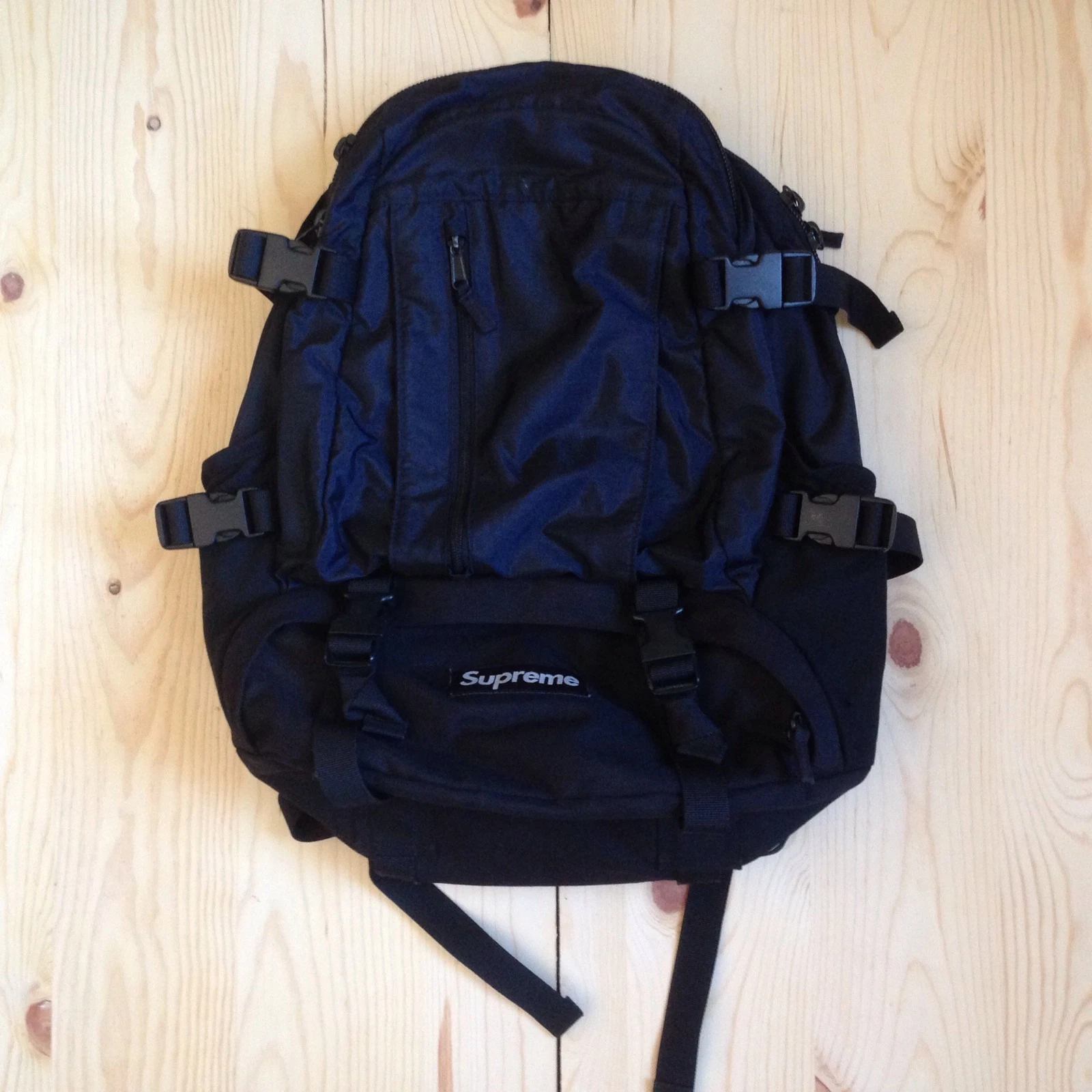 SAC À DOS SUPREME 22ND EL MARTILLO BOÎTE LOGO CORDURA VINTAGE CAMO NOIR