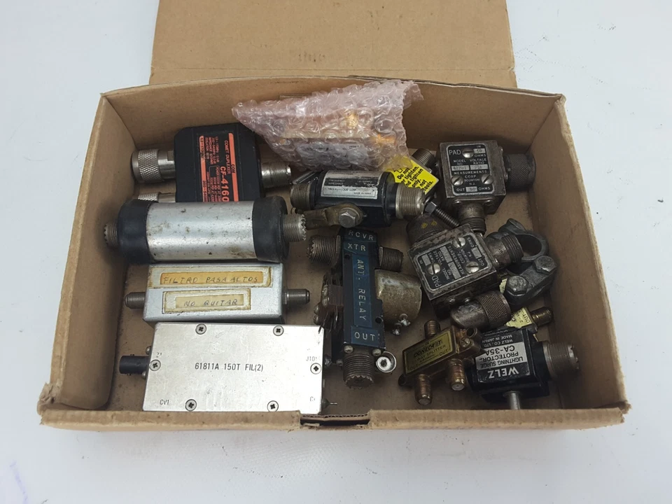 ACCESORIOS ANTENA CONEXIONES COM CF-4160 / KENWOOD AL-2 / MEDICIONES CO807H3 Foto 2 de 4