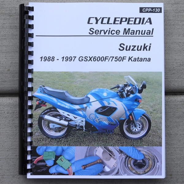 1988-1997 Suzuki Katana GSX 600 750 SERVICE & REPAIR MANUAL | eBay