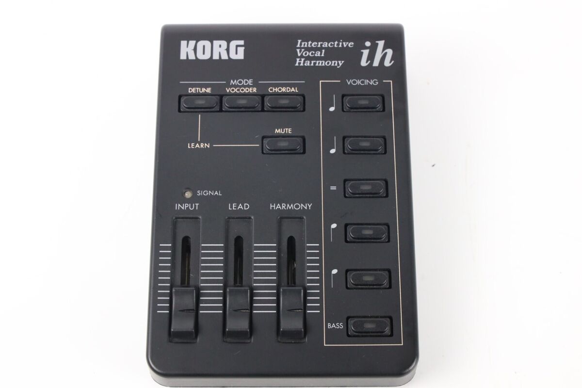 KORG ih lnteractive Vocal Harmonyレア品 KORG ih Interactive Vocal Harmony with Power Supply Adapter