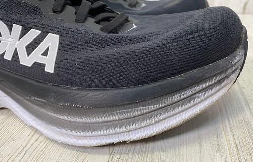 Hoka One One Black Bondi 8 Sz 11.5 D Mens Sneakers Shoes - Read - Picture 16 of 17