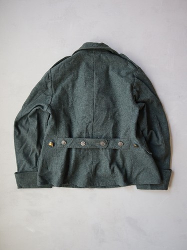 Vintage 30s 40s Swiss Army Medic Jacket Wool Military Pea Coat Rare - Picture 7 of 8