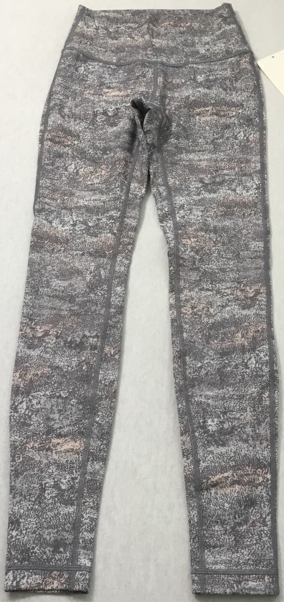 Lululemon Wunder Under HR Tight 28” *F Lux LW5CE5S FVAW Gray
