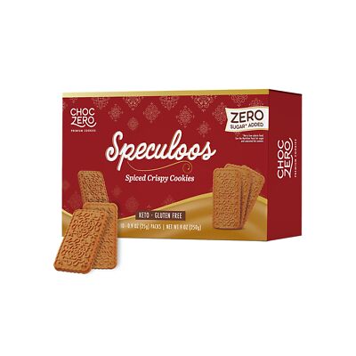 ChocZero Speculoos Cookies, Gluten Free, No Added Sugar, Spiced Windmill Keto Co