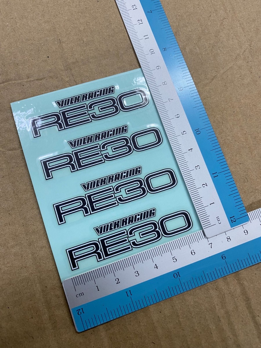 High-Quality Rays Volk Racing RE30 Replacement Sticker (Japan