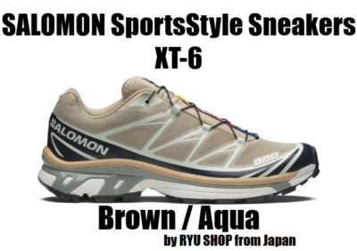 靴 Salomon xt-6 SALOMON XT-6 L47737300 Mahogany Rose / Earth Brown / Flamingo Pink