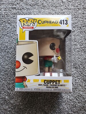 Funko Pop! Games Cuphead #413 Cuppet Figure Retired | eBay