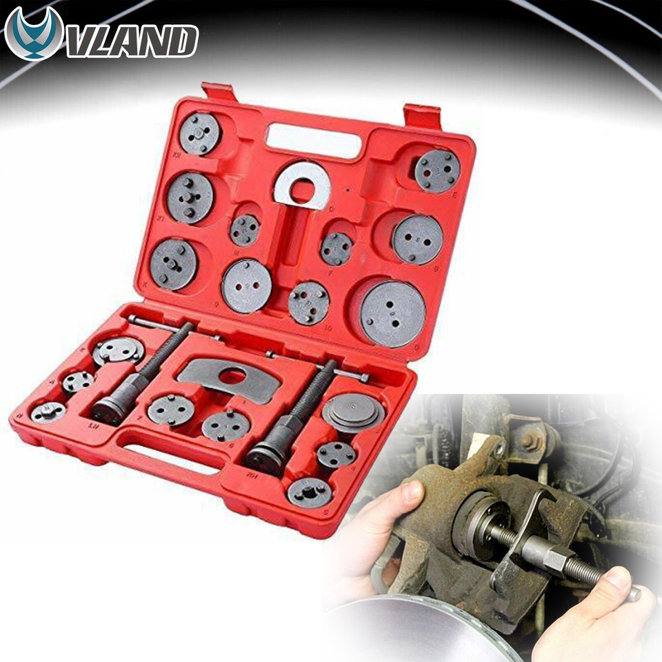 Brake Caliper Tool Kit 24pc W/Red Case Winding Back Car Disc Break Maintenance eBay
