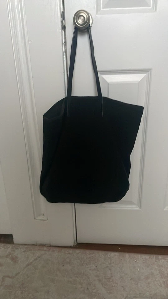 Giuseppe Zanotti Black tote Logo Flannel Handbag - Image 4 of 4