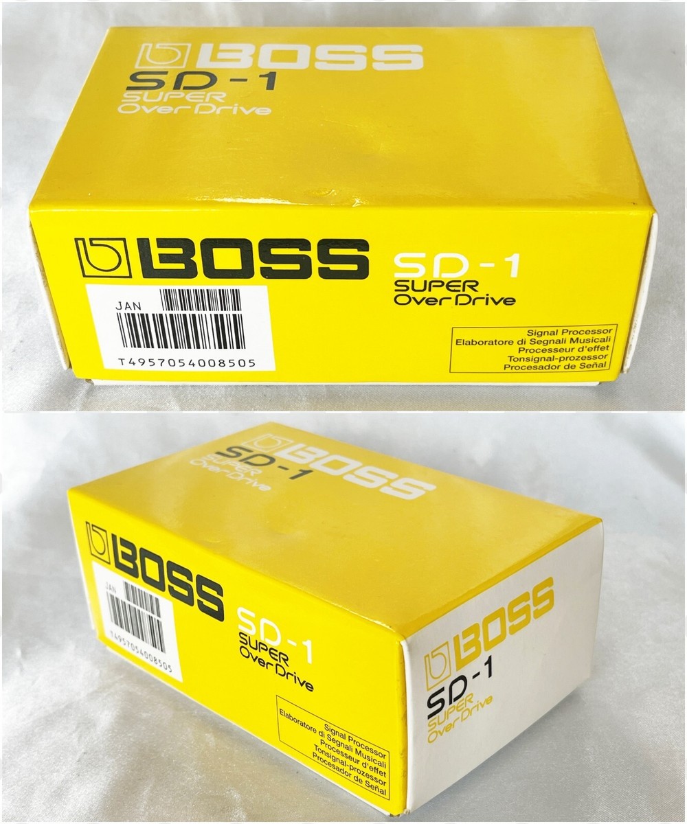 BOSS SD-1 SUPER Over Drive W/Box 1995 Vintage Guitar Pedal
