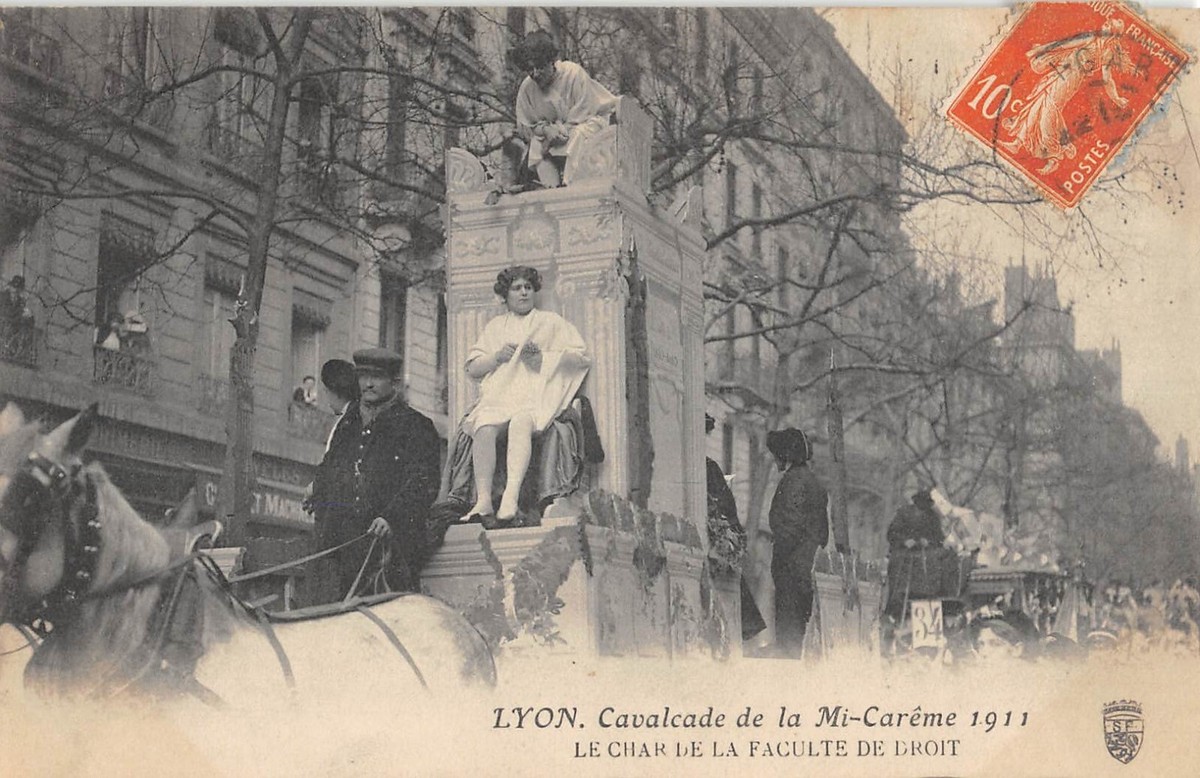 CPA PARIS MI-CAREME 1910 Char de la Reine des Reines (576480