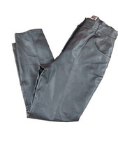Vintage Y2K 90s Forenza Black Leather Pants High Rise Size 12