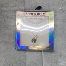 STEVE MADDEN Women's Gold Plated Talisman Strength Charm Pendant