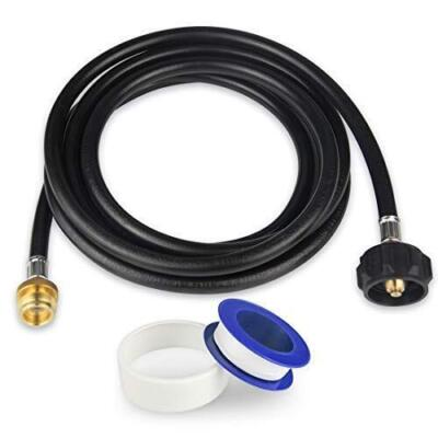 #ad 8FT High pressure Propane tank Adapter Hose1lb to 20lbconverter $29.79