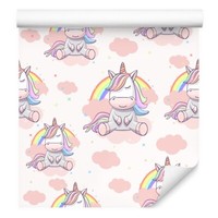 10M Vlies Tapete Kinderzimmer Magie EinhöRner Wolken Regenbogen Sterne Xxl 2723