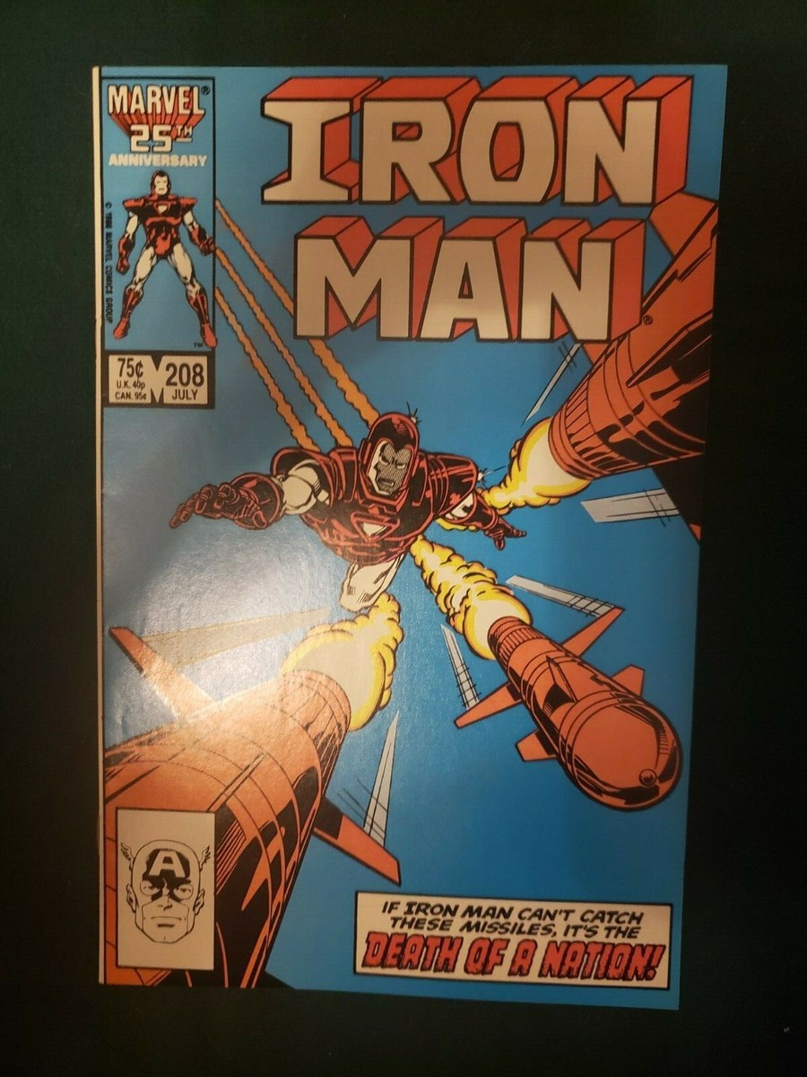 IRON MAN #208 MARVEL JULY 1986 NM Book High grade | eBay