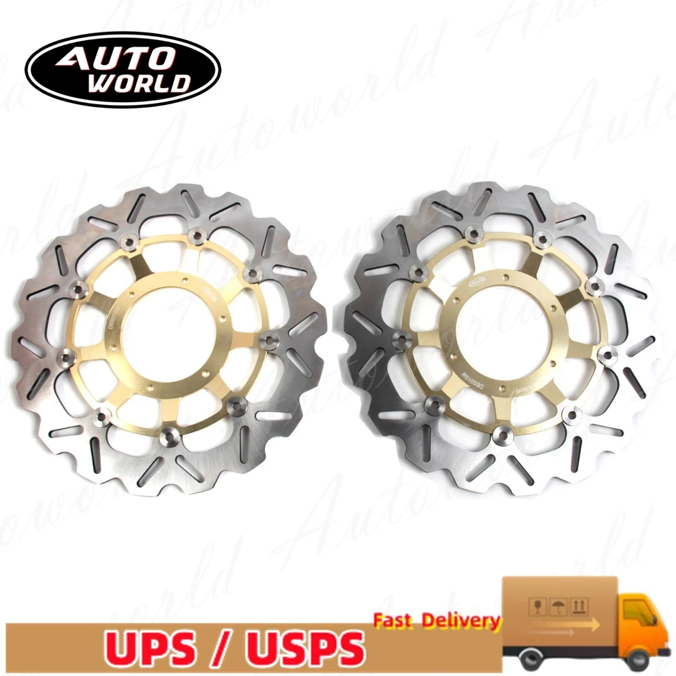 Rotor de disco de freno delantero para Honda CB1000R 2008 - 2017 2016 2015 2014 2013 2012 Foto 4 de 4