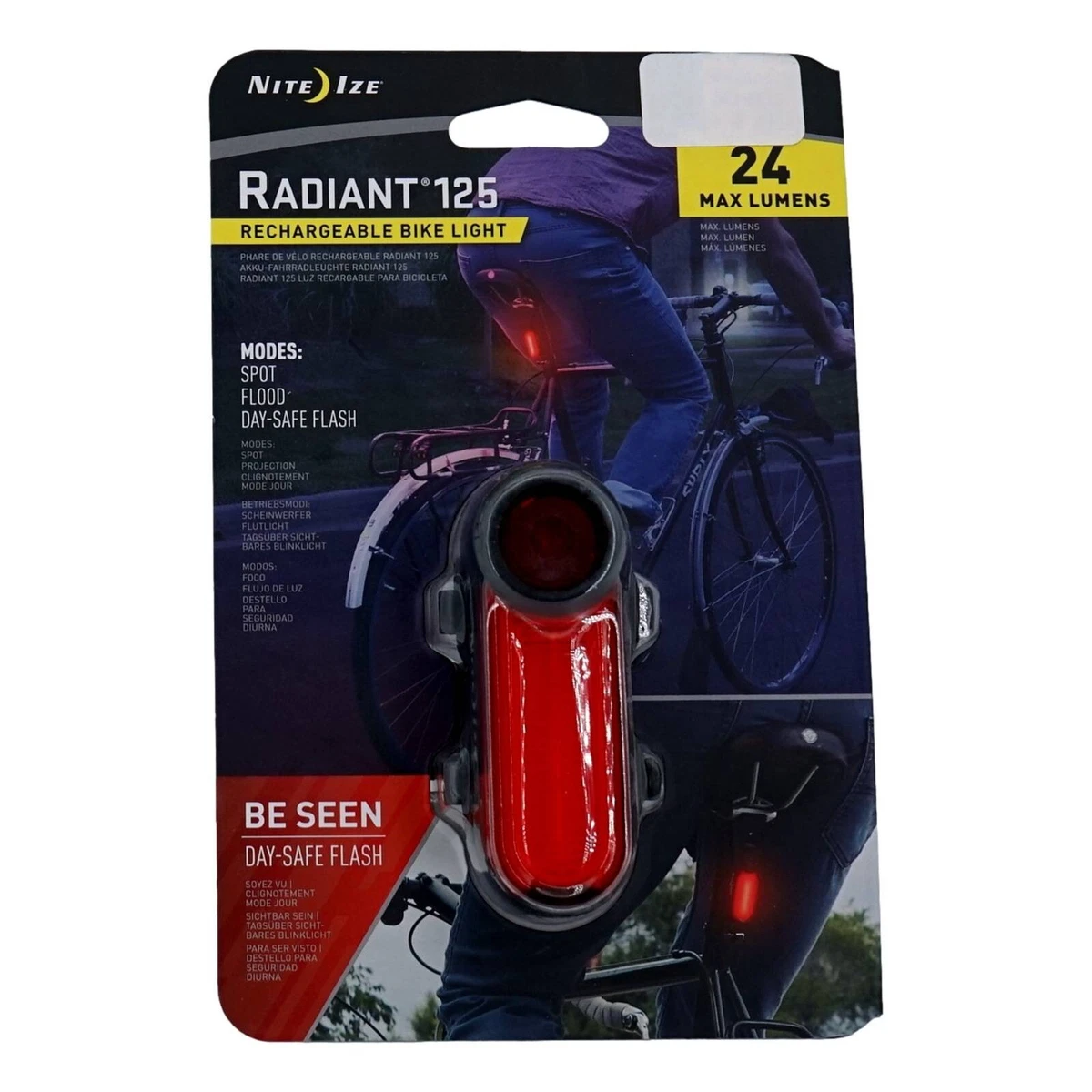 rechargeable bike lights ebay