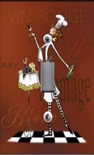 Light Switch Plate Outlet Covers KITCHEN DECOR SASSY CHEF ON BROWN 02