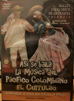 Así Se Baila La Música Del Pacifico Columbiano El Currulano DVD Sealed Columbia