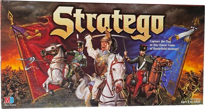 VTG Stratego Board Game Milton Bradley 1999 Capture The Flag complete Open Box