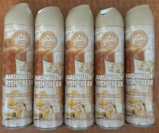 5 Glade Limited Edition MARSHMALLOW IRISH CREAM Air Freshener Sprays