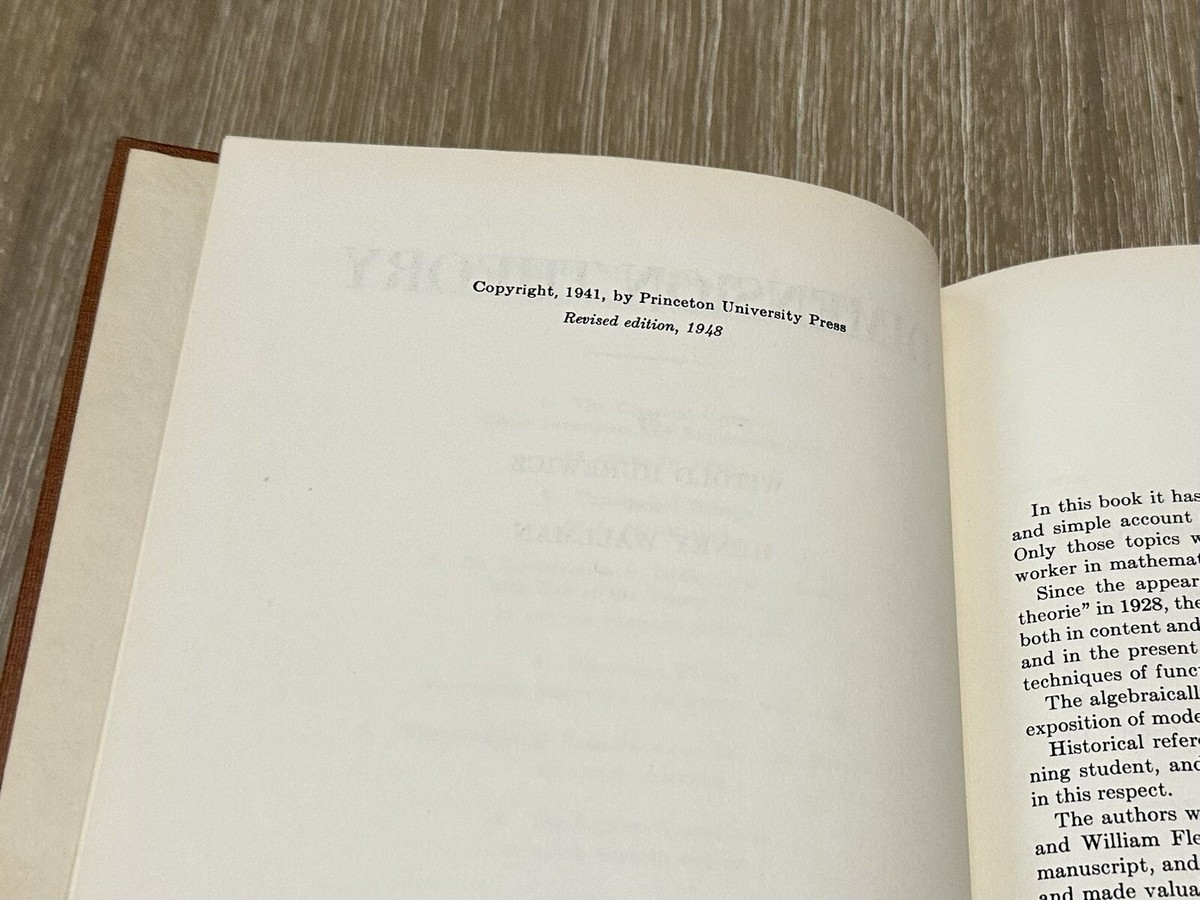 Dimension Theory by Witold Hurewicz & Henry Wallman 1948 HC