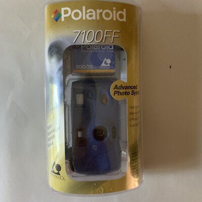 Polaroid 7100ff Film Camera 25mm 1:5.6 With Film & Neoprene Case New-Sealed