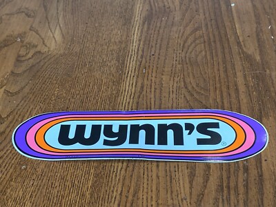 VTG 1969 WYNN'S OIL ADDITIVE RACING 7x2  STICKER DECAL NASCAR RACING ADVERTISING