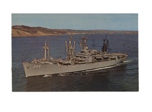 Uss Paul Revere Lpa 248 Vintage Us Navy Ship Postcard Ebay