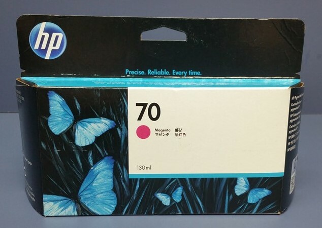 HP 70 Magenta Ink Cartridge C9453A High-Yield for HP Printers-image