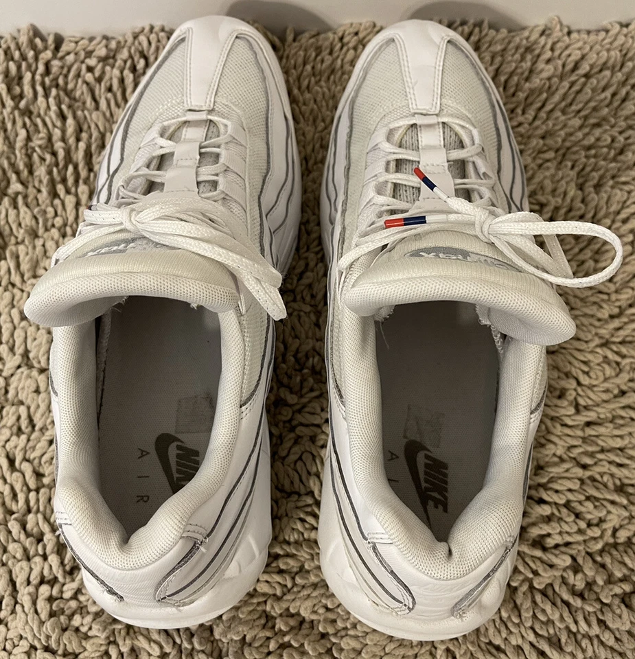 Nike Air Max 95 USA Glacier Blue, AQ7981-100, White, Photo Blue, Mens Size 13 - Image 3 of 4