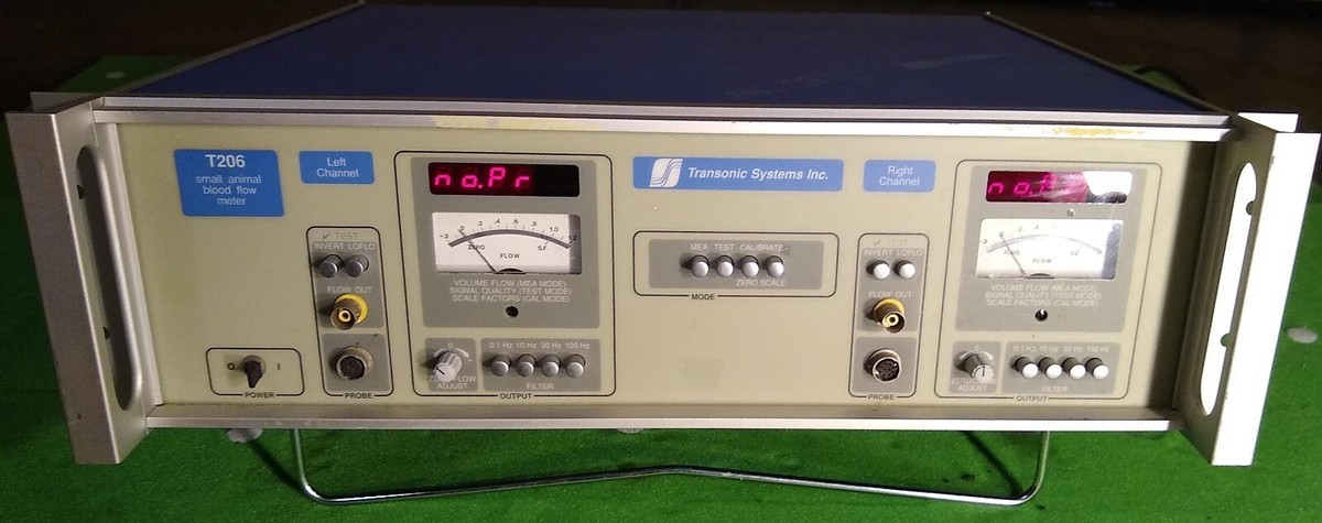 TRANSONIC SYSTEMS T206 SMALL ANIMAL BLOOD FLOW METER | eBay
