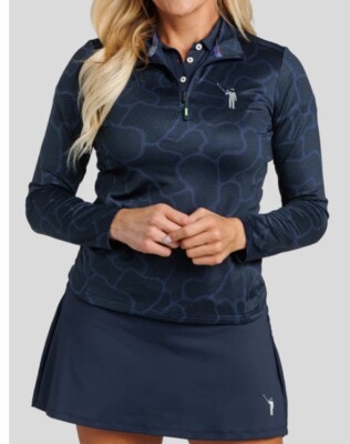 William Murray  Top Womens XXL  In the Weeds ChiP Shot 1/4 Zip Golf Pullover