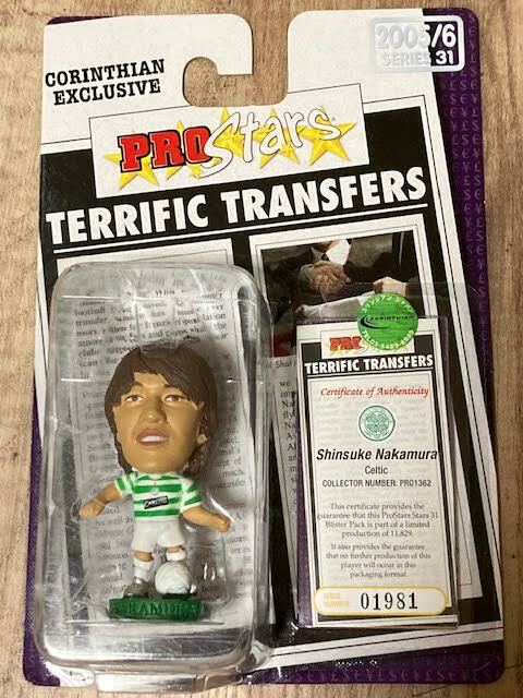 コリンシアンProStars XI Corinthian Prostars Figure Terrific Transfers, Nakata