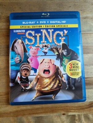 Illumination Presents: SING 3-Movie Collection (DVD, 2017, 2-Disc Set, Canadian)
