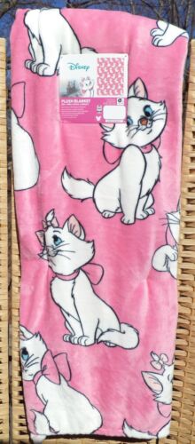Disney ARISTOCATS Marie PLUSH Throw BLANKET 60" x 90" Pink White NEW with TAG