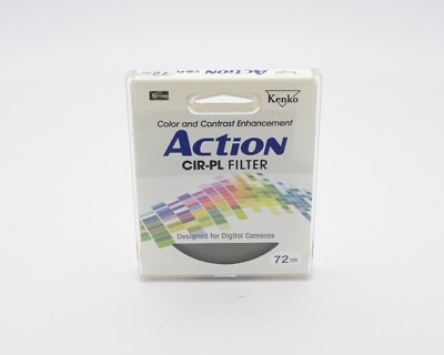 Kenko 72mm Action CIR-PL Circular Polarizer Filter (15586)