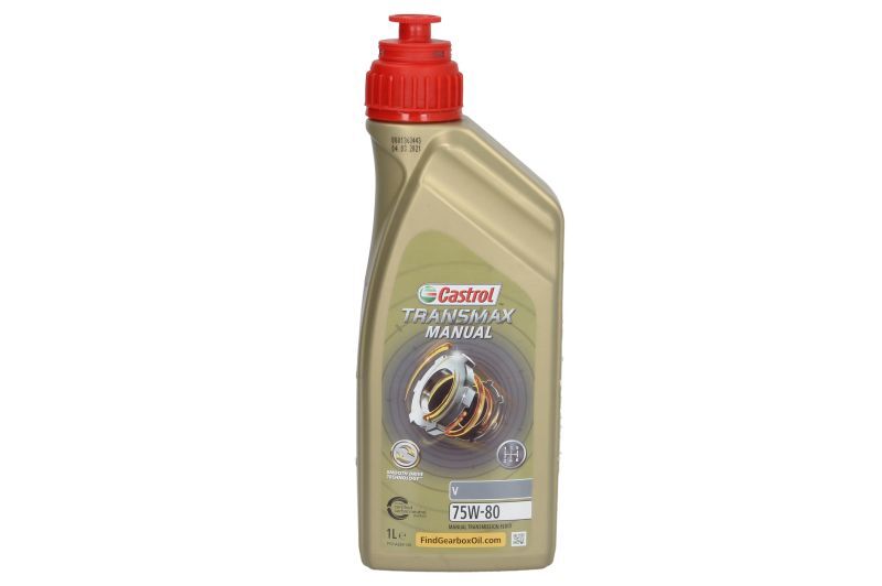 Fits CASTROL TRANS MANUAL V 75W80 1L Manual transmission oil OE