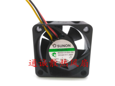 Original SUNON MagLev MB40201VX-0000-G99 4cm  12V 1.38W Cooling fan