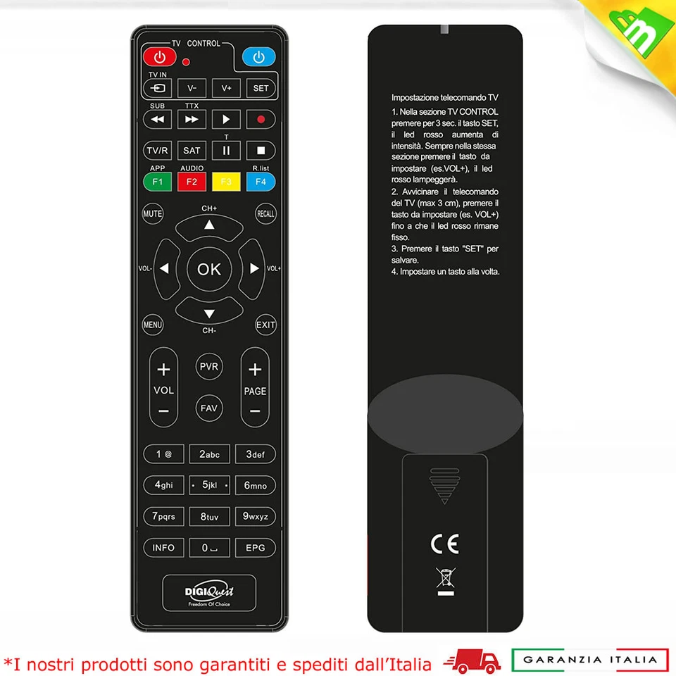 Decoder Tv Sat HD Satellitare Con Scheda Certificato Tivusat Ricevitore Tvsat - Immagine 4 di 4