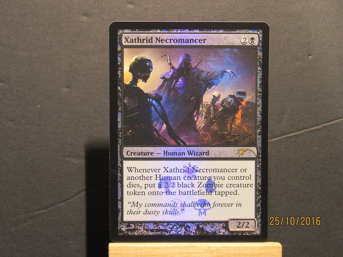 1x Magic The Gathering - Xathrid Necromancer - Foil promo NM MTG