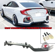 Fits 17-20 Honda Civic 4dr Sedan (Si Only) TR-Style Rear Lip w/ Diffuser (PP)