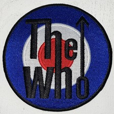 THE WHO Target Logo : Woven IRON-ON PATCH Official Licensed Merch New BA3